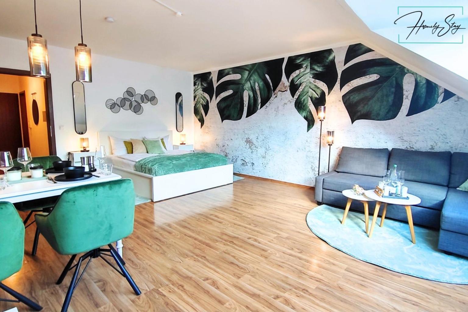 Homely Stay Serenity Greens - Stylisch Studio-Apartment With Kitchen - 10 Min To Central Station, Pet Friendly Munique Exterior foto